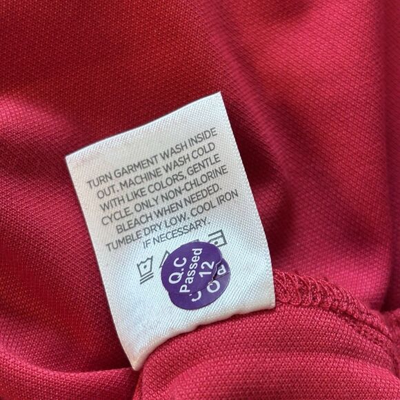 Member's Mark Men's Classic Fit Stretch Cotton Long Sleeve Pique Polo Red XXL - Picture 9 of 11